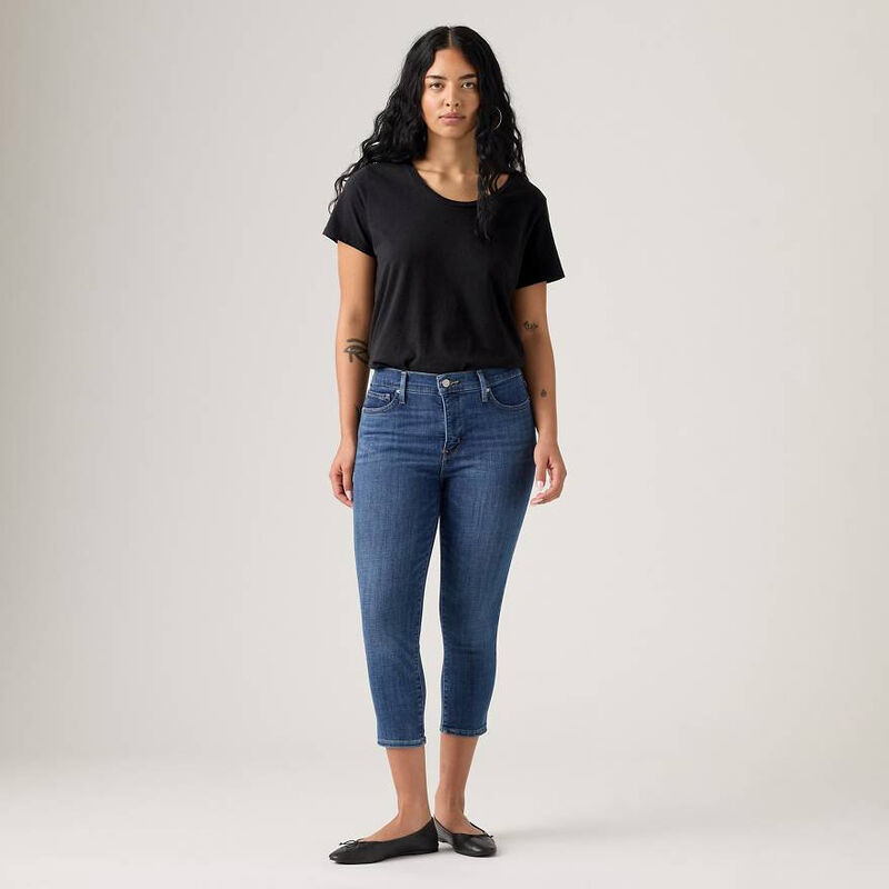 Levi's 311 Shaping Skinny Capris Lapis Amidst image number 3